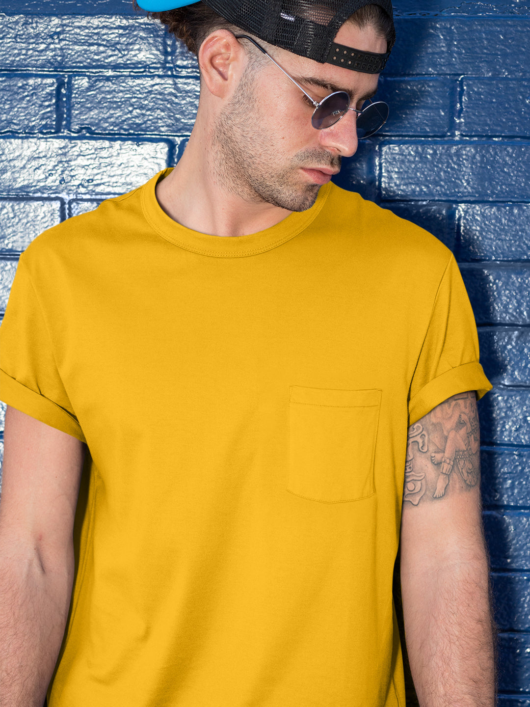 Super soft 100% Cotton T-Shirt : Yellow