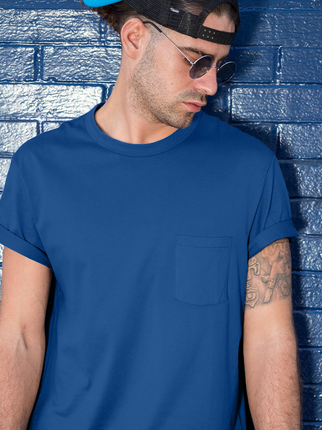 Premium Plain T-shirt : Royal Blue