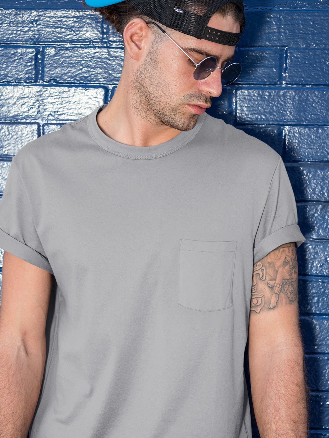 Premium Plain T-shirt : Gray