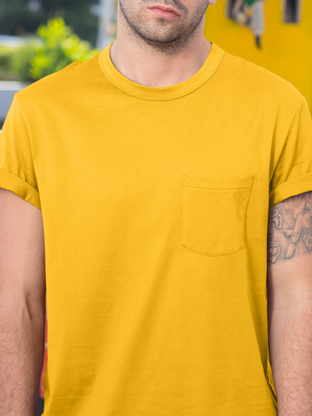 Super soft 100% Cotton T-Shirt : Yellow